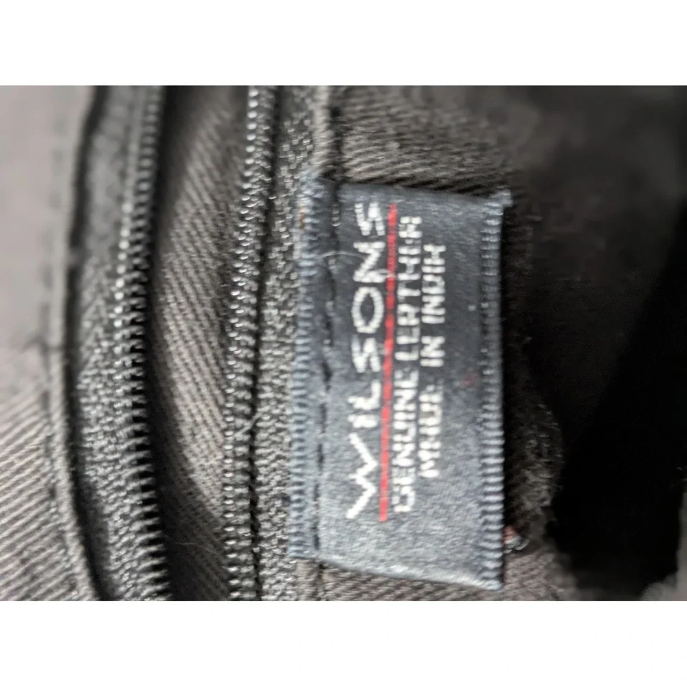 Wilson's Black Genuine Leather‎ Bucket Bag